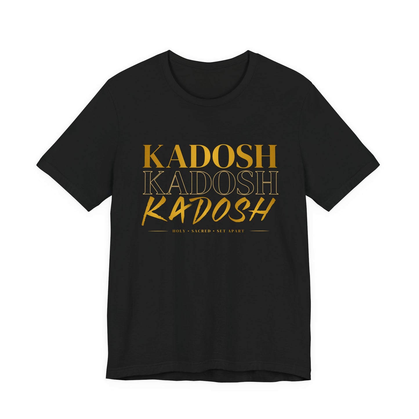 KADOSH Gold Script Graphic T-Shirt
